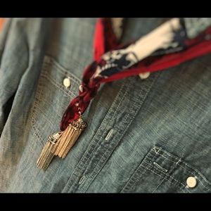 Custom Gold & Silver "Eastern Rancher" Open Wrap